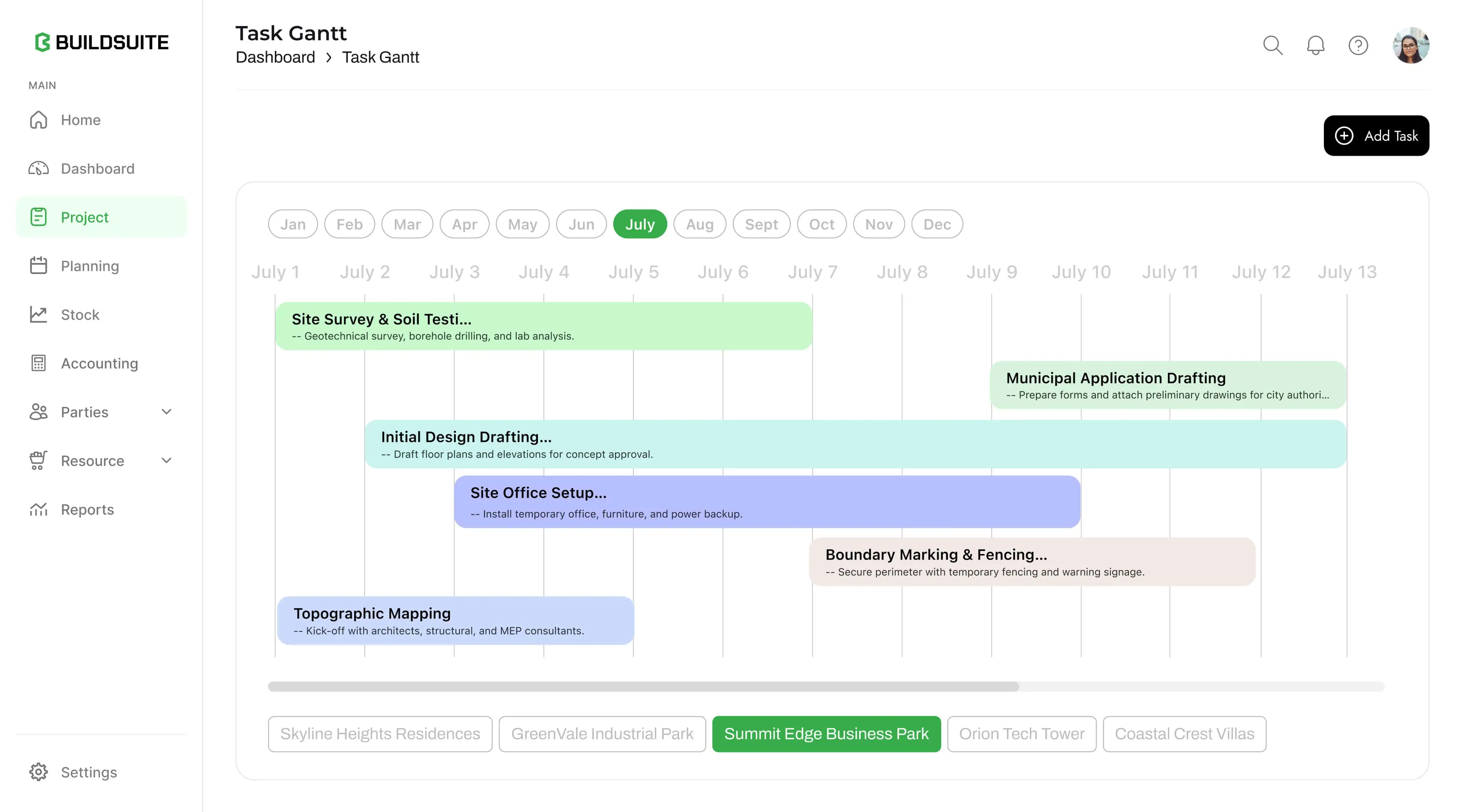 A screenshot showing a task management app interface with lists of tasks, due dates, and completion status.